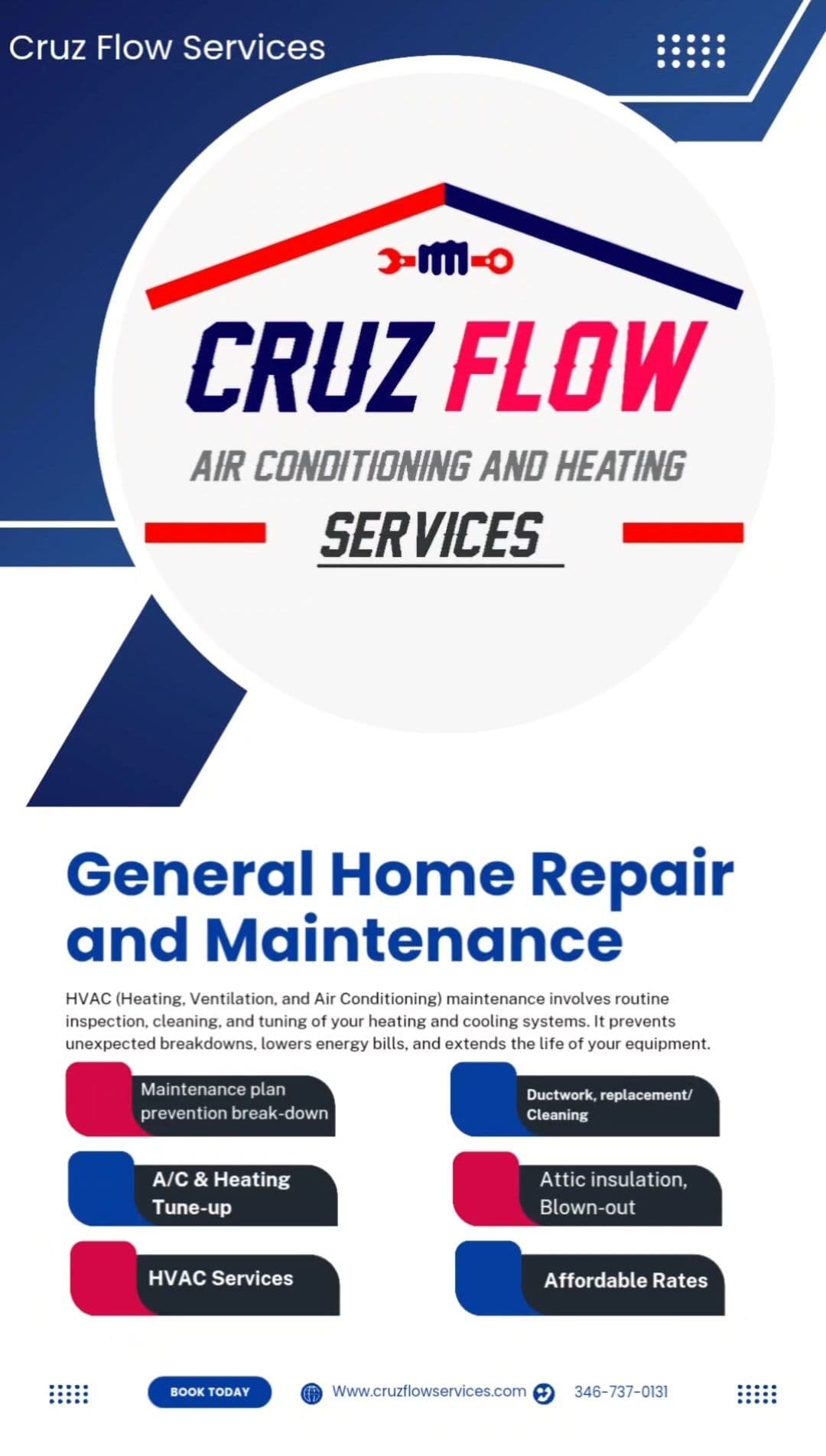 Keep Your Home Comfortable Year-Round with Cruz Flow Services image