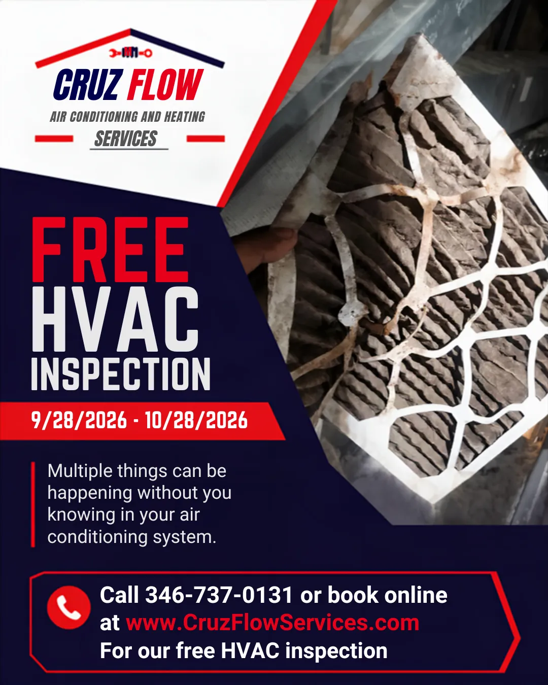 Free HVAC Inspection Offer for Baytown Homeowners image