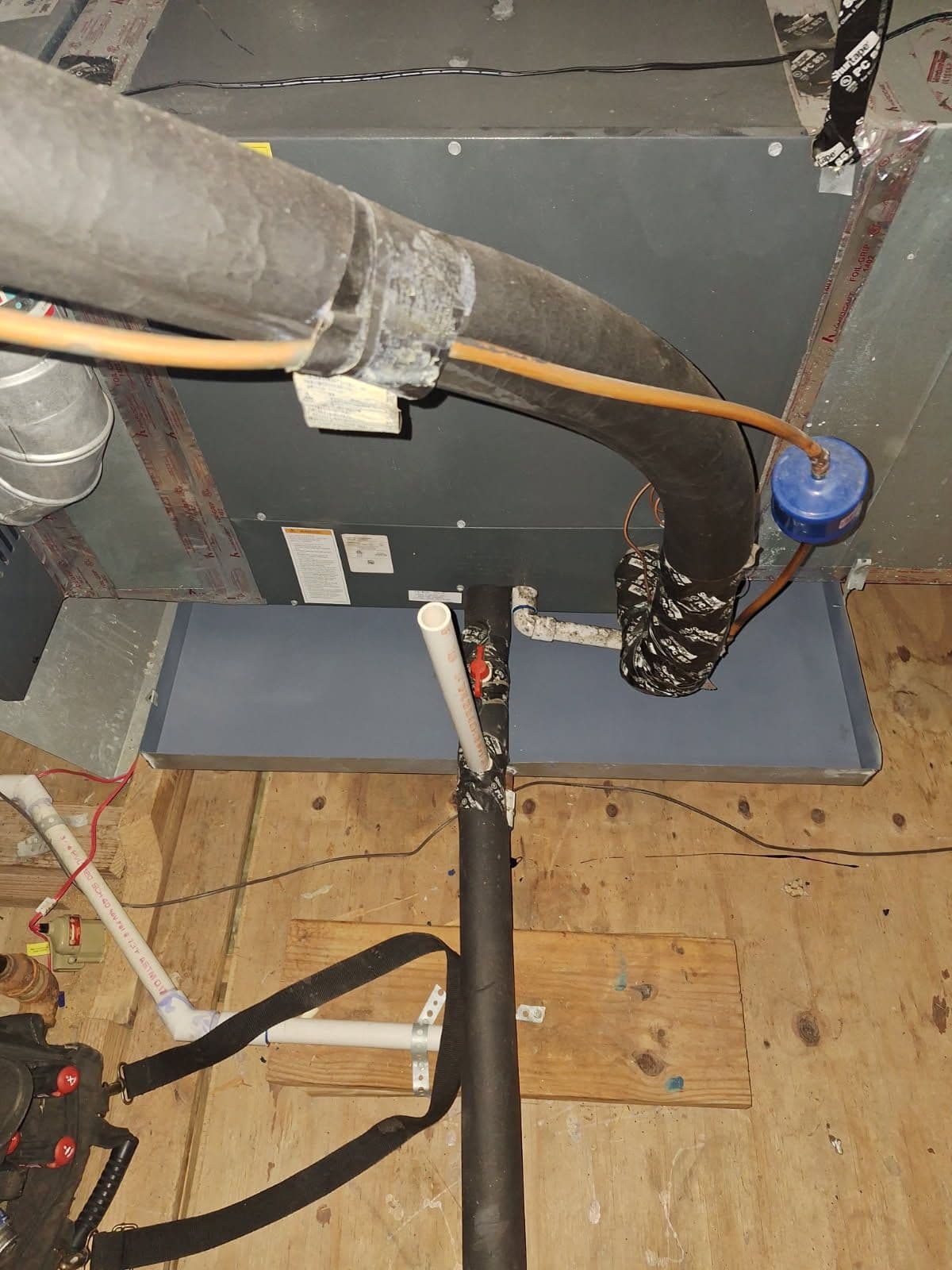 Rusty Drain Pan Replacement at Cruz Flow Services