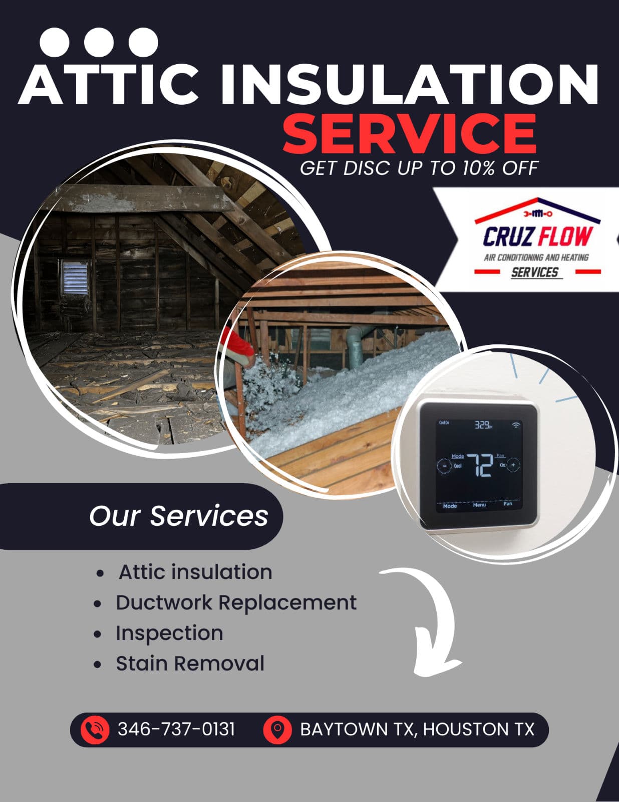 Project Keep Your Home Comfortable with Attic Insulation Services image